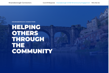 An image showing the Knaresborough Connectors website